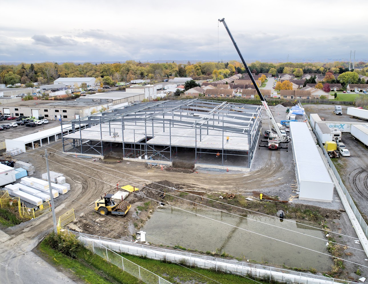 Dunkirk Road Self Storage — Steel frame construction