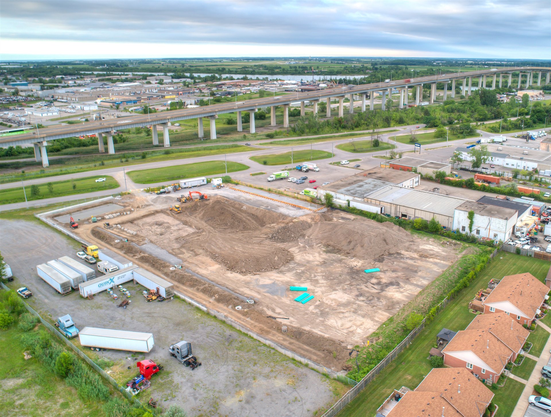 Dunkirk Road Self Storage — Early site aerial