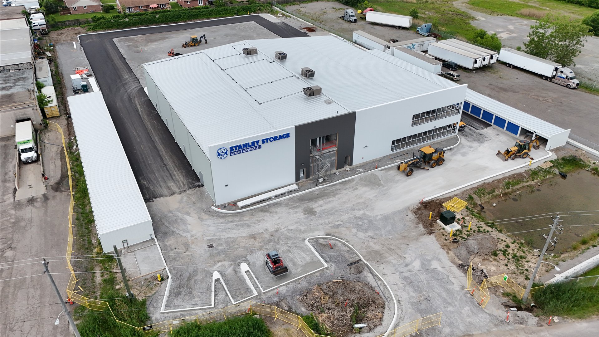 Dunkirk Road Self Storage — Stanley Storage aerial overview