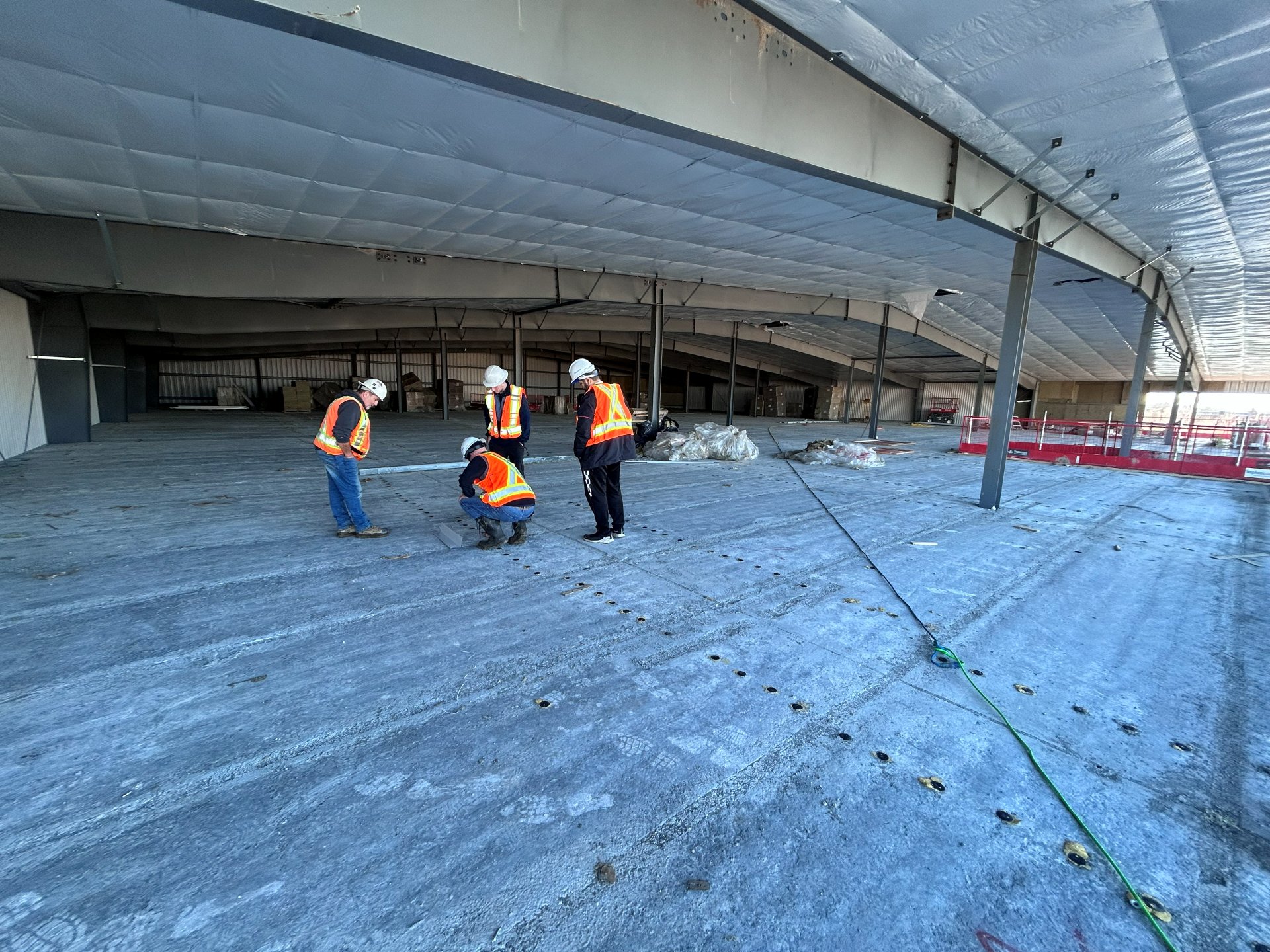 Dunkirk Road Self Storage — Interior inspection during construction
