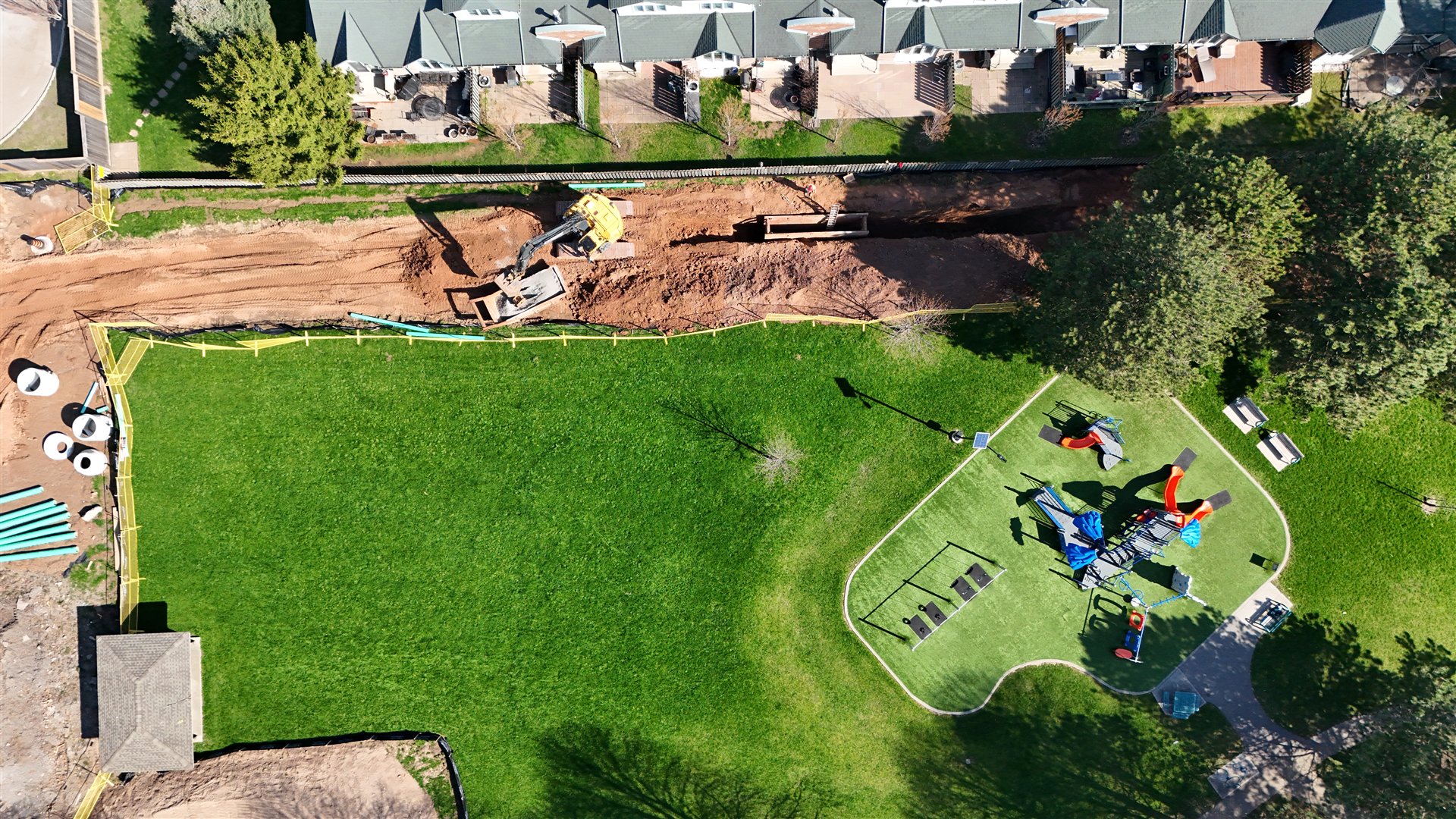 Parkside39 Apartments — Early site aerial