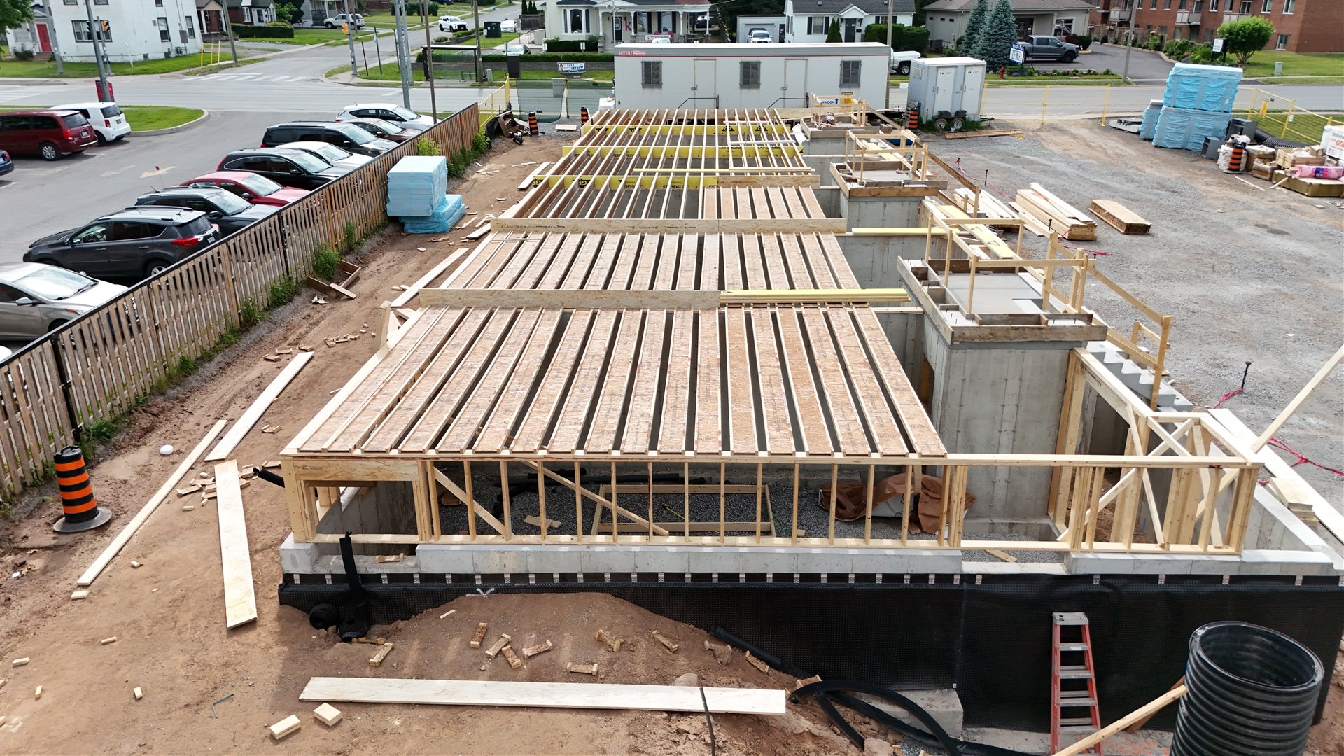 Parkside39 Apartments — Framing and stairwell detail